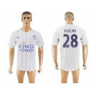 Leicester City #28 Fuchs SEC Away Soccer Club Jersey