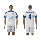 Leicester City #4 Drinkwater SEC Away Soccer Club Jersey 1