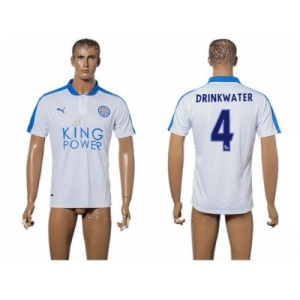 Leicester City #4 Drinkwater SEC Away Soccer Club Jersey 2