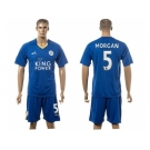 Leicester City #5 Morgan Home Soccer Club Jersey 1