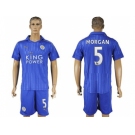 Leicester City #5 Morgan Home Soccer Club Jersey