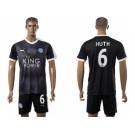 Leicester City #6 Huth Away Soccer Club Jersey