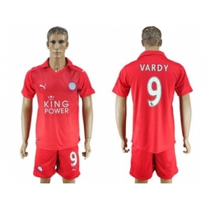 Leicester City #9 Vardy Away Soccer Club Jersey