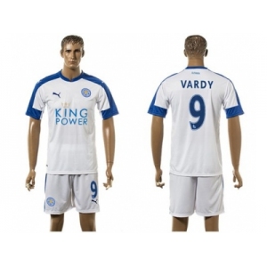 Leicester City #9 Vardy SEC Away Soccer Club Jersey 2