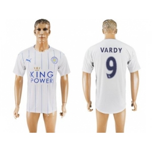 Leicester City #9 Vardy SEC Away Soccer Club Jersey