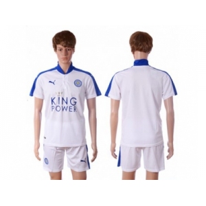 Leicester City Blank SEC Away Soccer Club Jersey 2