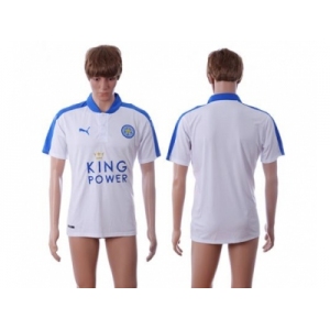 Leicester City Blank SEC Away Soccer Club Jersey 4
