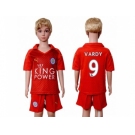 Leicester City #9 Vardy Away Kid Soccer Club Jersey