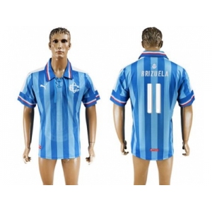 Guadalajara #11 Brizuela Blue Soccer Club Jersey