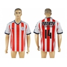 Guadalajara #14 A.Zaldivar Home Soccer Club Jersey1