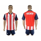 Guadalajara Blank Home Soccer Club Jersey2