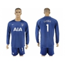 Tottenham Hotspur #1 LLORIS Away Long Sleeves Soccer Club Jersey