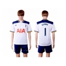 Tottenham Hotspur #1 LLORIS White Home Soccer Club Jersey1