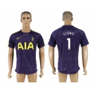 Tottenham Hotspur #1 Lloris Sec Away Soccer Club Jersey