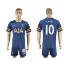 Tottenham Hotspur #10 Kane Away Soccer Club Jersey2