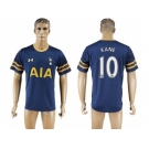 Tottenham Hotspur #10 Kane Away Soccer Club Jersey3