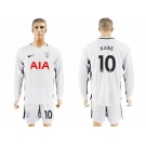 Tottenham Hotspur #10 Kane Home Long Sleeves Soccer Club Jersey