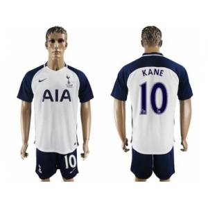 Tottenham Hotspur #10 Kane White Home Soccer Club Jersey1
