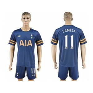 Tottenham Hotspur #11 Lamela Away Soccer Club Jersey2