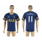 Tottenham Hotspur #11 Lamela Away Soccer Club Jersey3