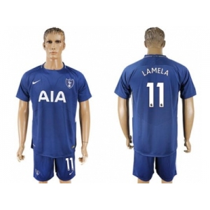 Tottenham Hotspur #11 Lamela Away Soccer Club Jersey