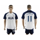 Tottenham Hotspur #11 Lamela White Home Soccer Club Jersey1