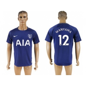 Tottenham Hotspur #12 Wanyama Away Soccer Club Jersey1