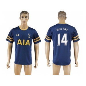 Tottenham Hotspur #14 Holtby Away Soccer Club Jersey1