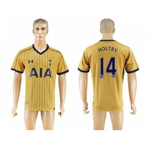 Tottenham Hotspur #14 Holtby Sec Away Soccer Club Jersey