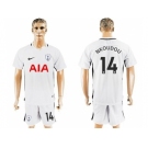 Tottenham Hotspur #14 Nkoudou White Home Soccer Club Jersey