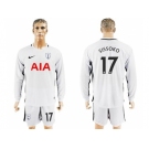 Tottenham Hotspur #17 Sissoko Home Long Sleeves Soccer Club Jersey