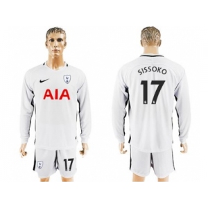 Tottenham Hotspur #17 Sissoko Home Long Sleeves Soccer Club Jersey