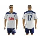 Tottenham Hotspur #17 Townsend White Home Soccer Club Jersey2