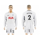 Tottenham Hotspur #2 Walker Home Long Sleeves Soccer Club Jersey