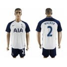 Tottenham Hotspur #2 Walker White Home Soccer Club Jersey1