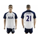 Tottenham Hotspur #21 Chadli White Home Soccer Club Jersey