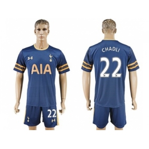 Tottenham Hotspur #22 Chadli Away Soccer Club Jersey