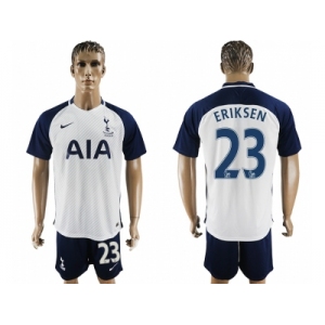 Tottenham Hotspur #23 Eriksen White Home Soccer Club Jersey1