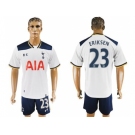 Tottenham Hotspur #23 Eriksen White Home Soccer Club Jersey2