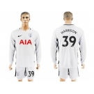 Tottenham Hotspur #39 Harrison Home Long Sleeves Soccer Club Jersey