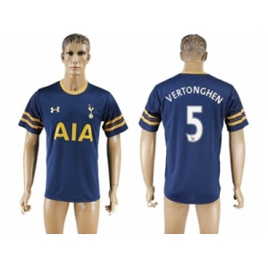 Tottenham Hotspur #5 Vertonghen Away Soccer Club Jersey3