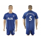 Tottenham Hotspur #5 Vertonghen Away Soccer Club Jersey