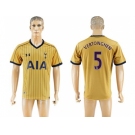 Tottenham Hotspur #5 Vertonghen Sec Away Soccer Club Jersey