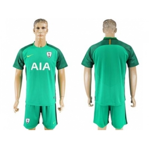 Tottenham Hotspur Blank Green Goalkeeper Soccer Club Jersey