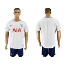 Tottenham Hotspur Blank White Blue Soccer Club Jersey