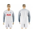 Tottenham Hotspur Blank White Goalkeeper Long Sleeves Soccer Club Jersey