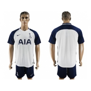 Tottenham Hotspur Blank White Home Soccer Club Jersey1