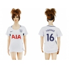Women's Tottenham Hotspur #16 Trippier Home Soccer Club Jersey