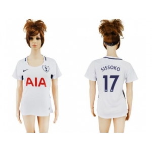 Women's Tottenham Hotspur #17 Sissoko Home Soccer Club Jersey