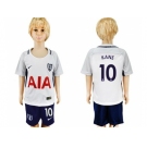 Tottenham Hotspur #10 Kane Home Kid Soccer Club Jersey